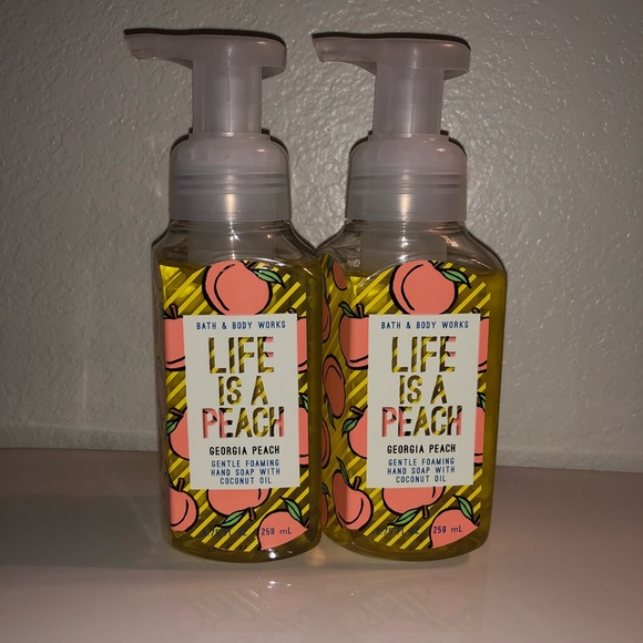Bath & Body Works Other - 2 New Bath & Body Works GEORGIA PEACH Hand Soap